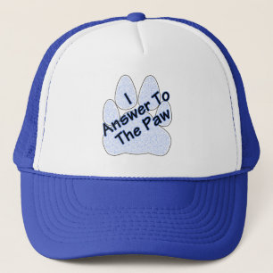 Gorra De Camionero Respondo A Paw On Paw Gorra/Cap