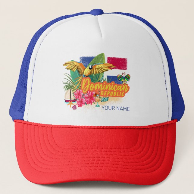 Gorra De Camionero Resto de la República Dominicana (Anverso)