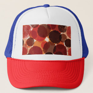 Gorra De Camionero Resumen Coloroso Colorante de Patrones Sin Marea