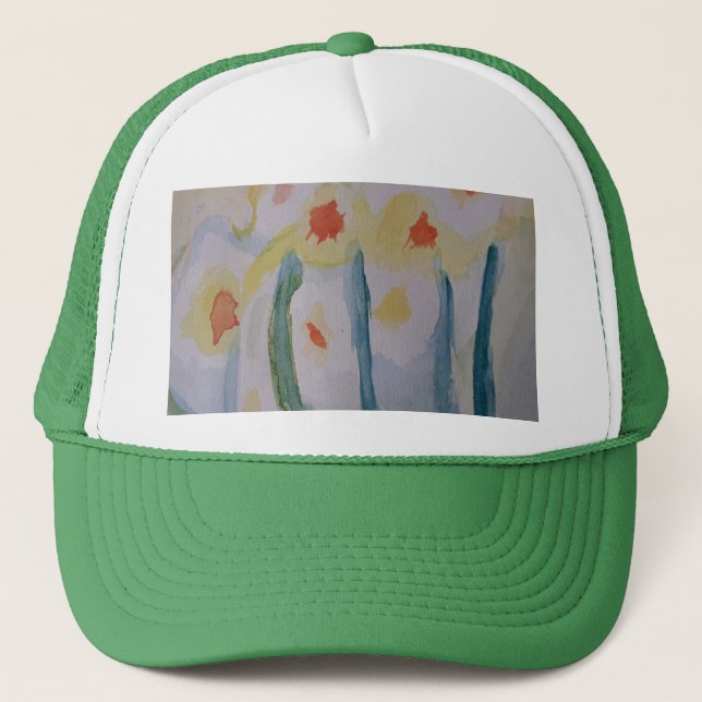 Gorra De Camionero Resumen Daffodils (Anverso)