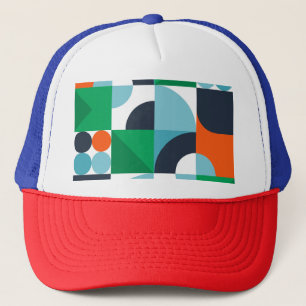 Gorra De Camionero Resumen de formas y formas simples