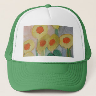 Gorra De Camionero Resumen de girasoles