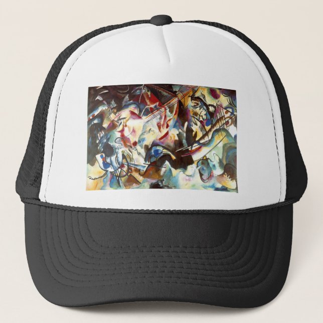 Gorra De Camionero Resumen de Kandinsky Composición VI (Anverso)