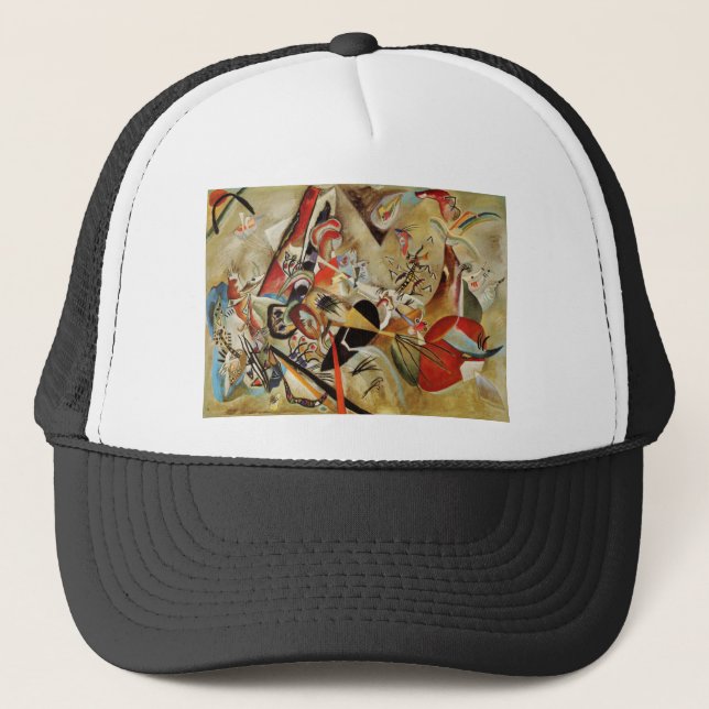 Gorra De Camionero Resumen de la composición de Kandinsky (Anverso)