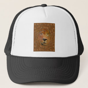 Gorra De Camionero Resumen de la imagen de arte de Safari de León