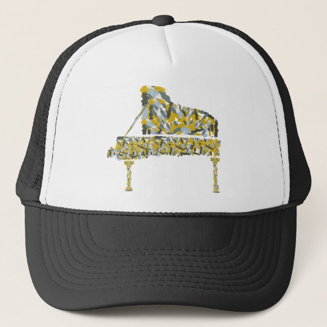 Gorra De Camionero Resumen de piano (Anverso)