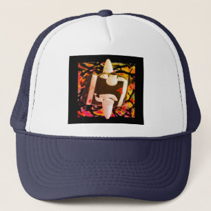 Gorra De Camionero Resumen diseño futurista moderno camiseta