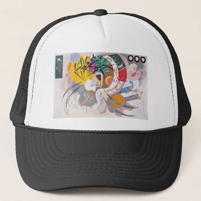 Gorra De Camionero Resumen dominante de la curva de Kandinsky (Anverso)