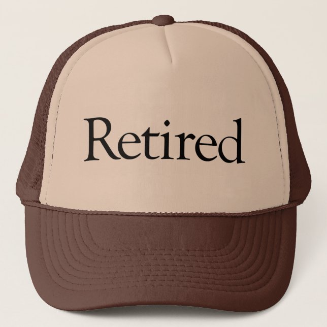Gorra De Camionero Retirado (Anverso)