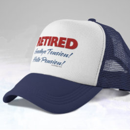Gorra De Camionero Retirado: ¡Adiós Tensión Hola Pensión!