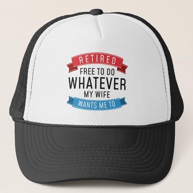 Gorra De Camionero Retirado de cualquier (Anverso)