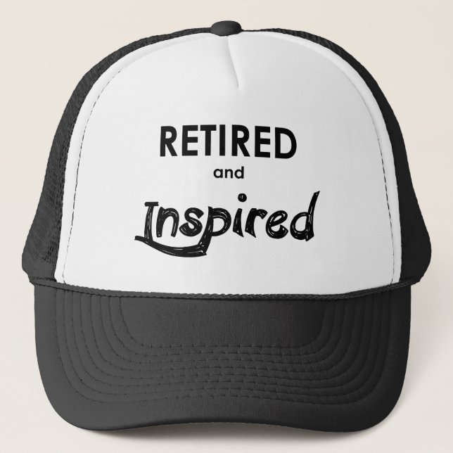 Gorra De Camionero Retirado E Inspirado (Anverso)