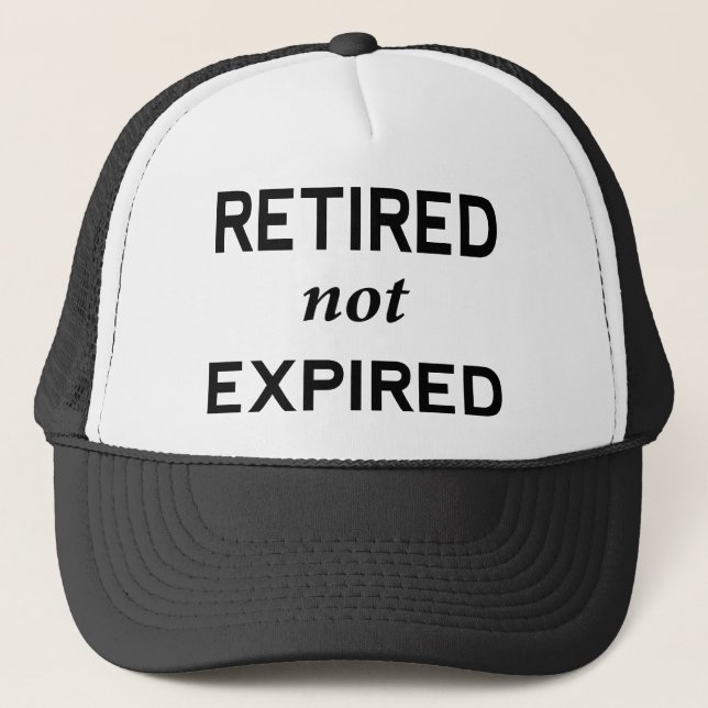 Gorra De Camionero Retirado no caducado (Anverso)