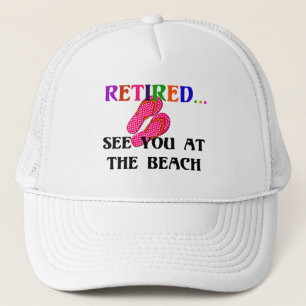 Gorra De Camionero Retirado - Nos vemos en la playa, rocas rosadas