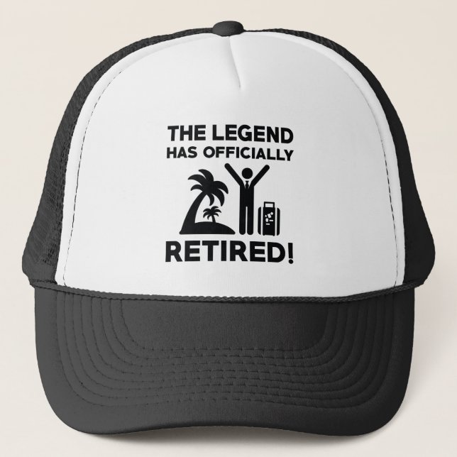 Gorra De Camionero Retirado oficialmente (Anverso)