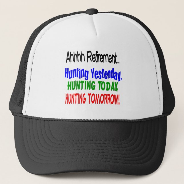 Gorra De Camionero Retiro de Ahhhh que caza hoy…. (Anverso)