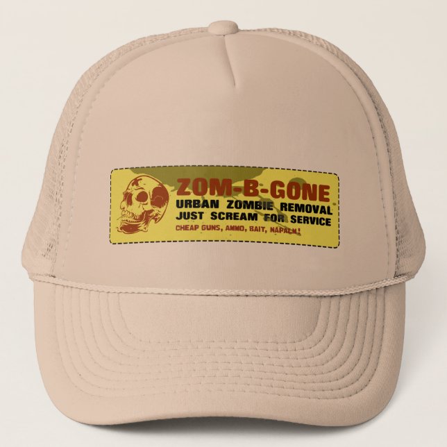 Gorra De Camionero Retiro urbano Zom-B-Ido del zombi (Anverso)
