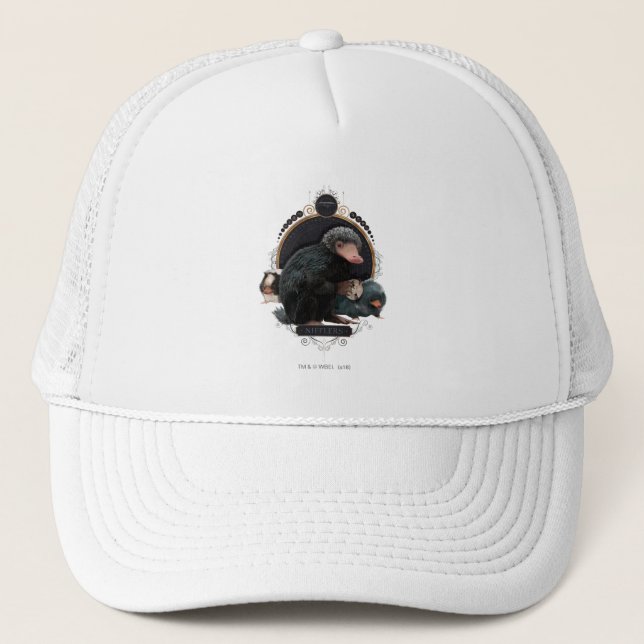 Gorra De Camionero Retrato Art Nouveau de NIFFLER™s (Anverso)