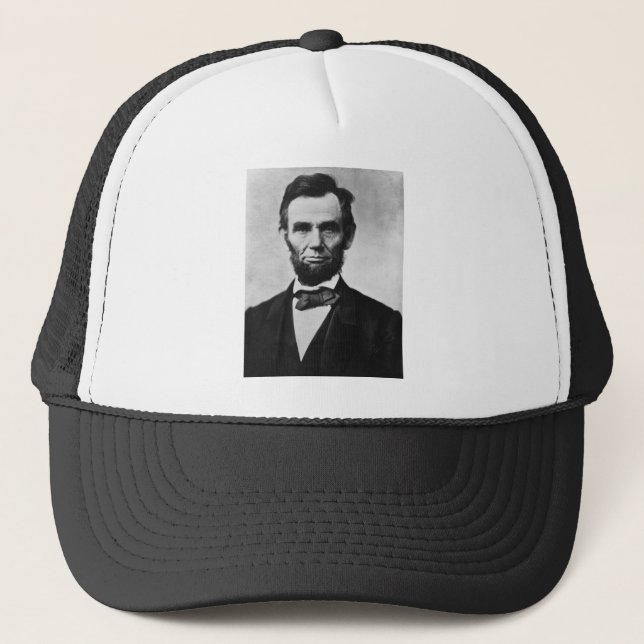 Gorra De Camionero Retrato de Abraham Lincoln de Alexander Gardner (Anverso)