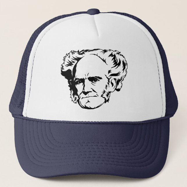 Gorra De Camionero Retrato de Arthur Schopenhauer (Anverso)