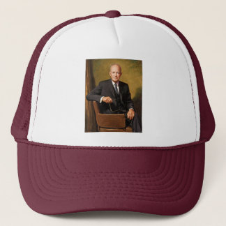Gorra De Camionero Retrato de Dwight Eisenhower Presidente de la Casa