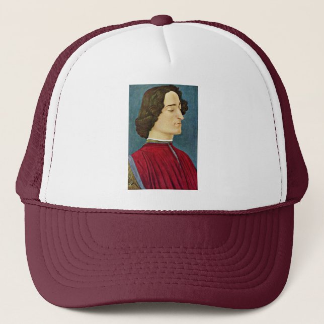Gorra De Camionero Retrato de Juliano De "Medici por la arena de (Anverso)
