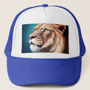 Gorra De Camionero Retrato de león de lado posado-56557