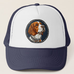 Gorra De Camionero Retrato de perro que enfatiza el detalle