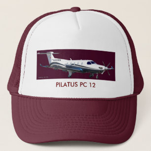 Gorra De Camionero Retrato de Pilatus PC-12, PC 12 de PILATUS