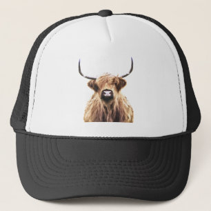 Gorra De Camionero Retrato de vaca Highland