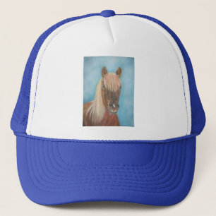 Gorra De Camionero retrato del caballo marrón equino del caballo de