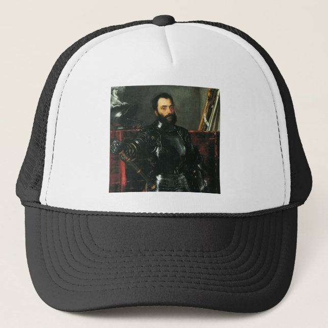 Gorra De Camionero Retrato del duque de Urbino por Tiziano (Anverso)