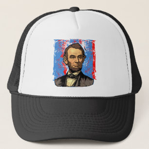 Gorra De Camionero Retrato hermoso de Abraham Lincoln