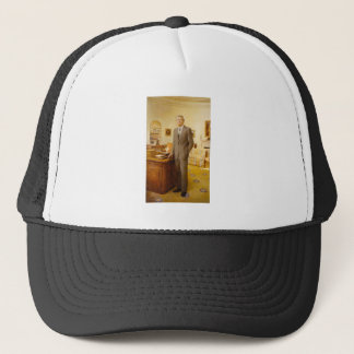 Gorra De Camionero Retrato presidencial de James Carter en la Casa Bl