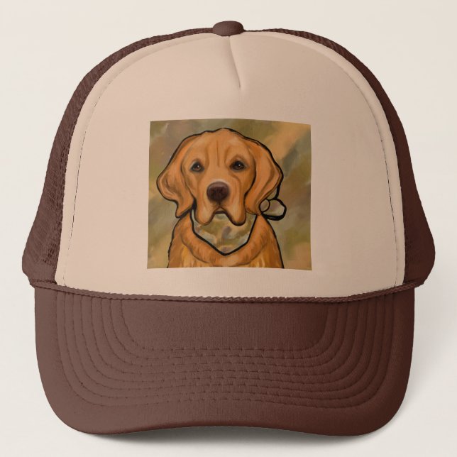 GORRA DE CAMIONERO RETRIEVER DE ORO (Anverso)
