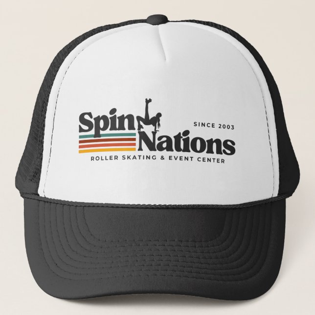 Gorra de camionero retro 2025 | SpinNations (Anverso)