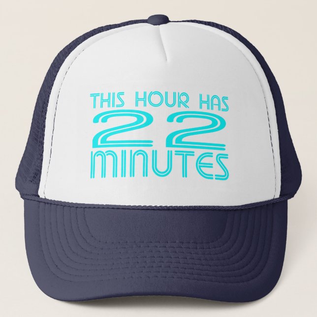Gorra De Camionero Retro - 22 minutos (Anverso)