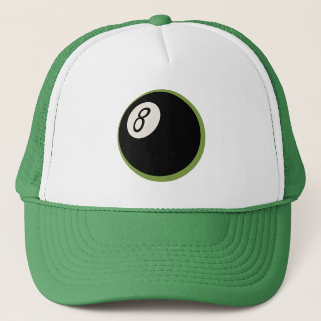 Gorra De Camionero Retro 8-Ball (Anverso)
