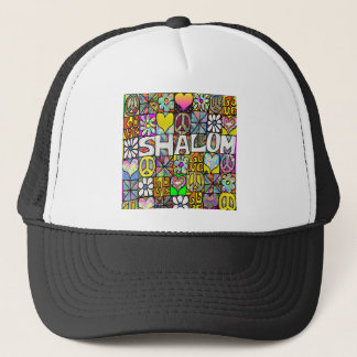 Gorra De Camionero Retro años 60 Psicodélico Shalom AMOR