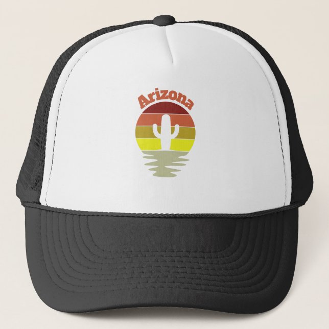 Gorra De Camionero Retro Arizona (Anverso)