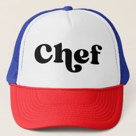 Gorra De Camionero Retro Chef