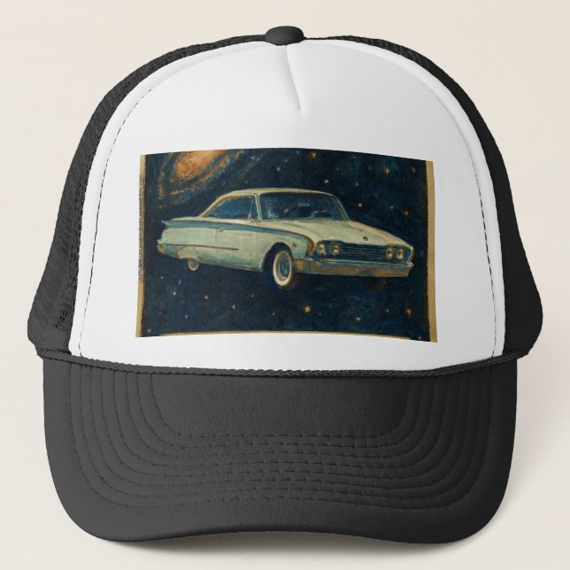 Gorra De Camionero Retro Cruiser in Deep Space  (Anverso)