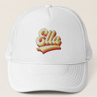 Gorra De Camionero Retro Ella Name 70s Vintage Design
