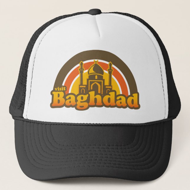 Gorra De Camionero Retro estupendo de Bagdad (Anverso)