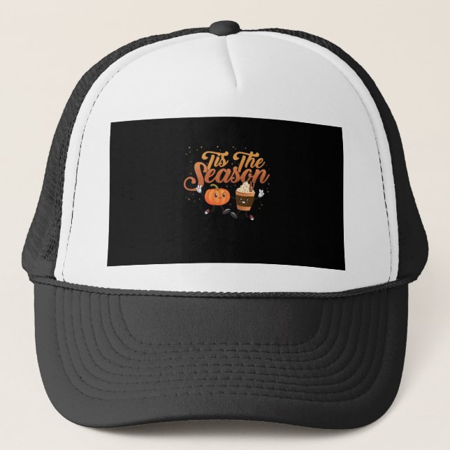 Gorra De Camionero Retro Fall Tis The Season (Anverso)