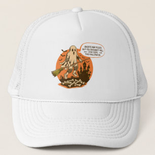 Gorra De Camionero Retro Halloween Ghost Safety