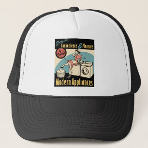 Gorra De Camionero Retro Housewife Washer Dryer