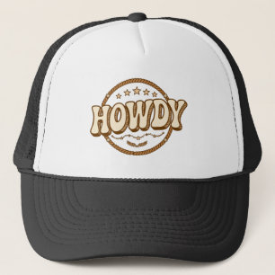 Gorra De Camionero  Retro Howdy Western Rope Hat