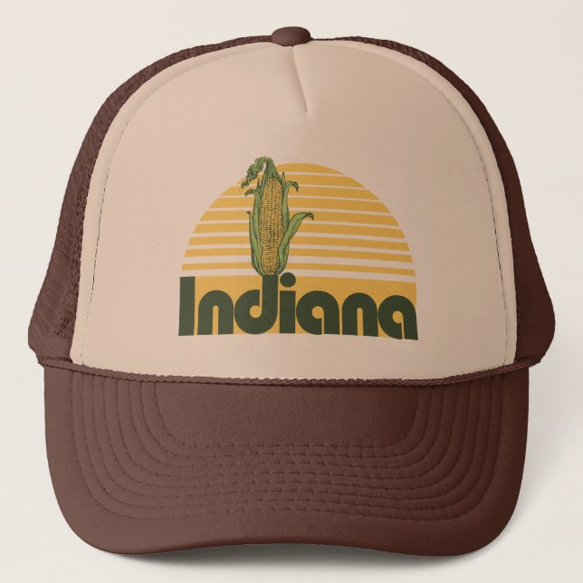 Gorra De Camionero Retro Indiana (Anverso)