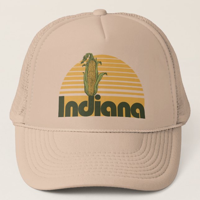 Gorra De Camionero Retro Indiana (Anverso)